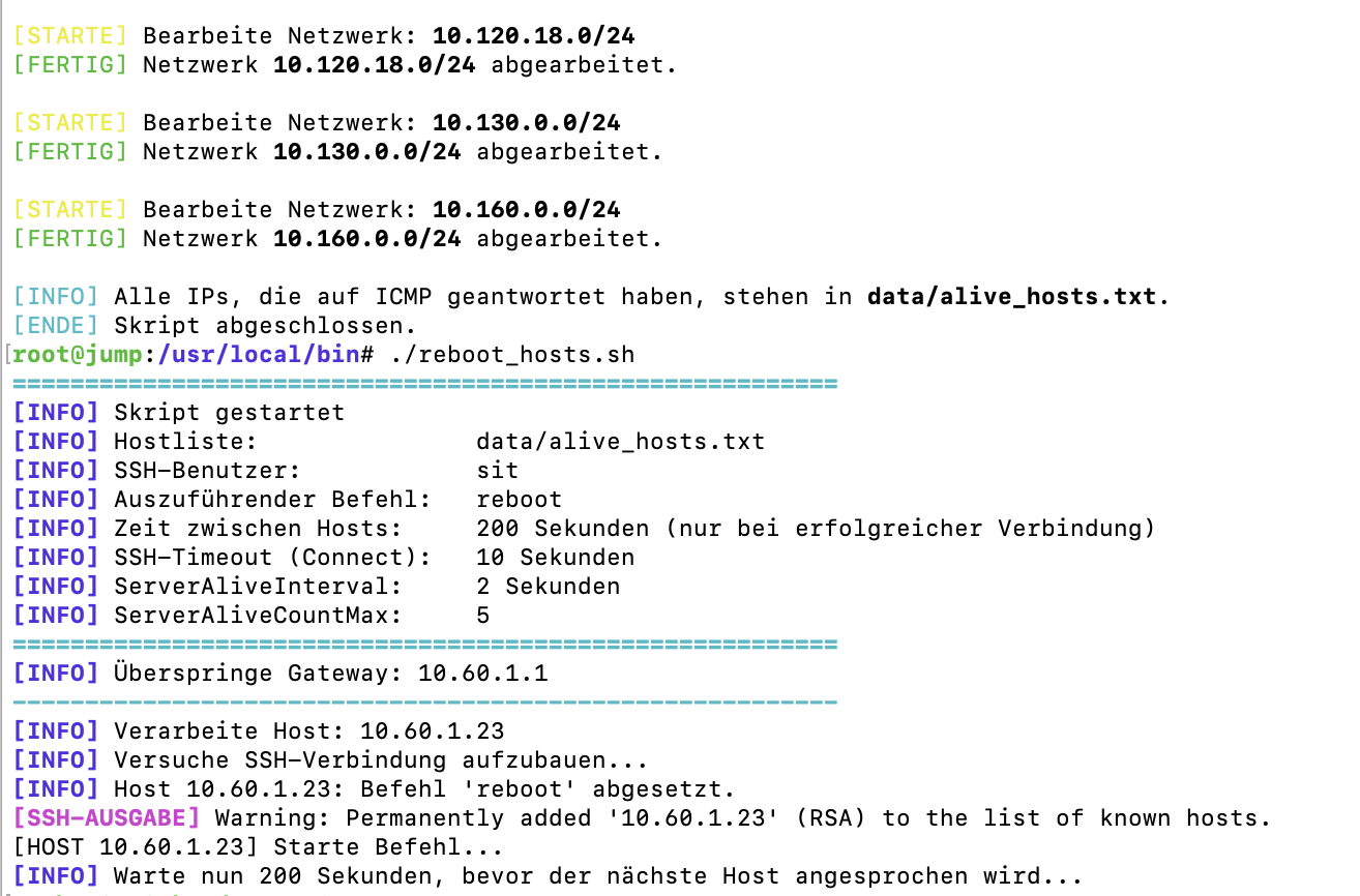 Unifi network components automated reboot